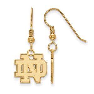Notre Dame Dangle Earring - Gold Plated Sterling Silver